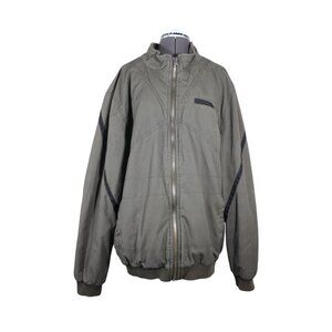 Micros Clothing men's quilted interior mock necj full zip bomber jacket XXL‎